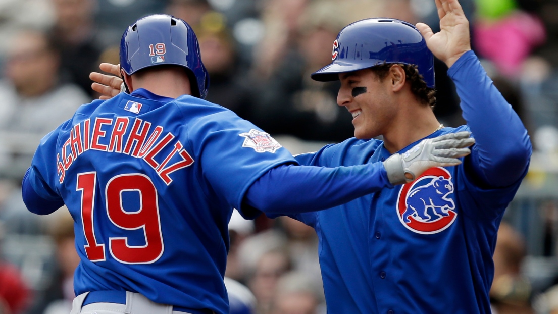 Nate Schierholtz et Anthony Rizzo