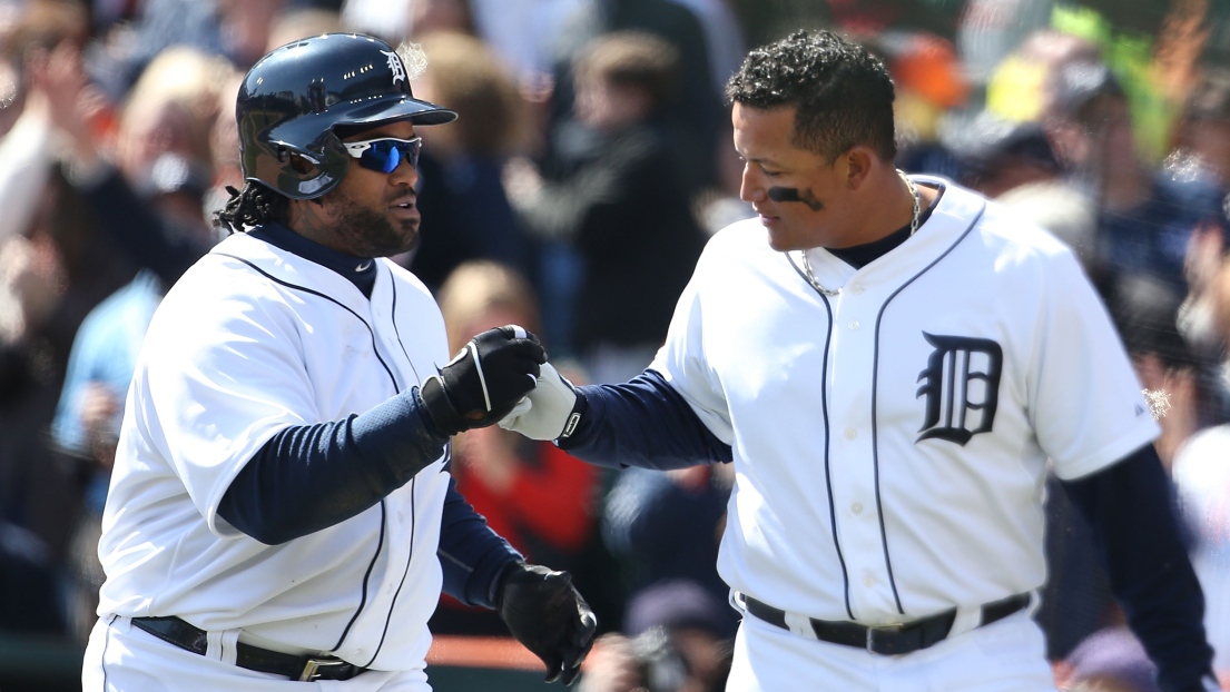 Prince Fielder et Miguel Cabrera