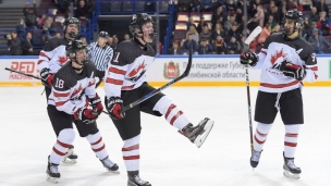 Lafrenière donne la victoire au Canada Lafrenière donne la victoire au Canada