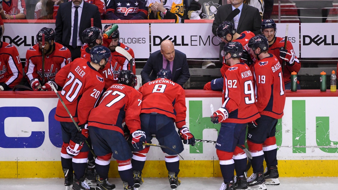 Les joueurs des Capitals