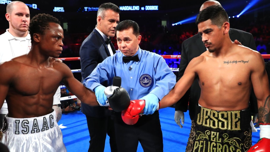 Isaac Dogboe et Jessie Magdaleno