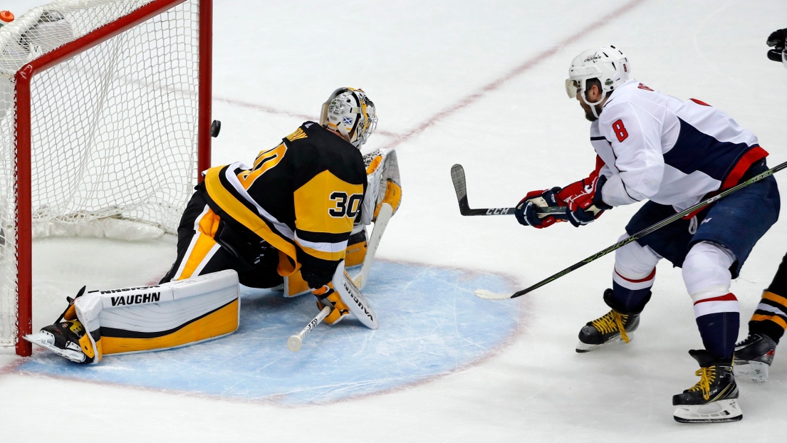 Matt Murray et Alex Ovechkin