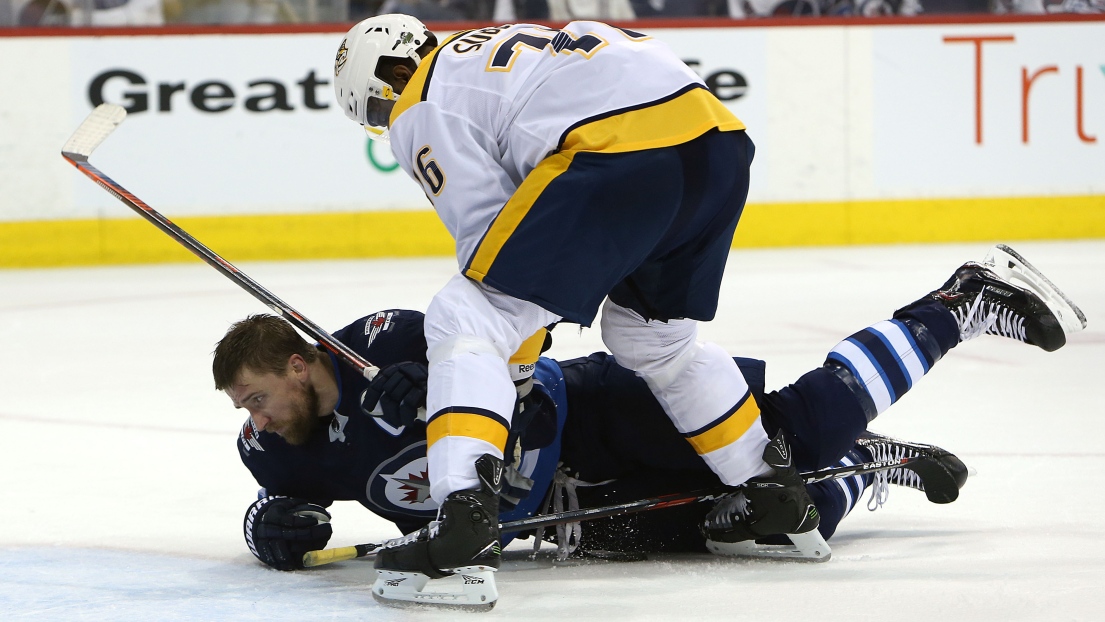 Blake Wheeler et P.K. Subban