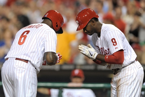 Ryan Howard et Domonic Brown