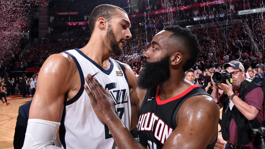 Rudy Gobert et James Harden