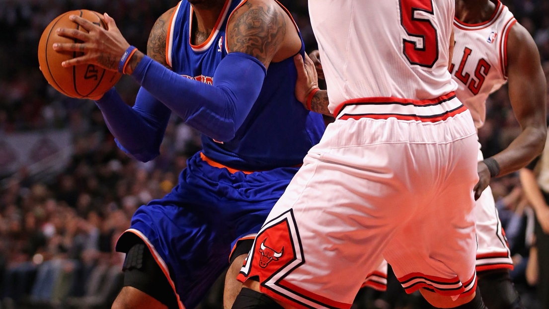 Carmelo Anthony et Carlos Boozer