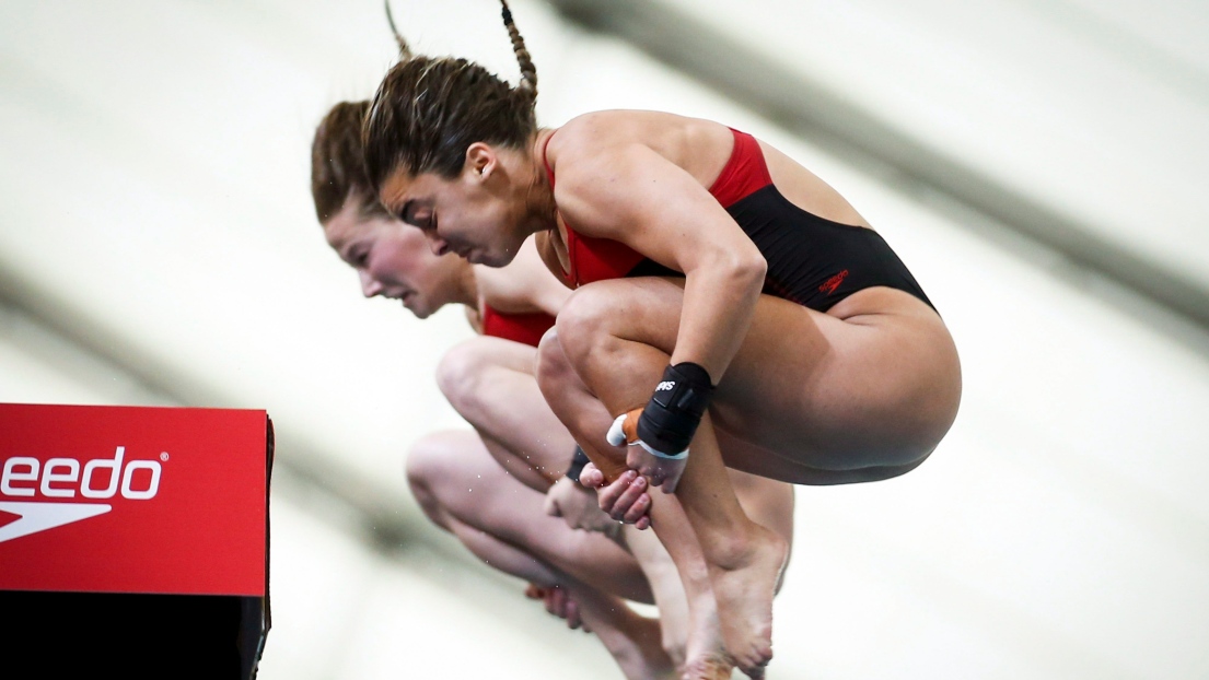 Meaghan Benfeito et Caeli McKay