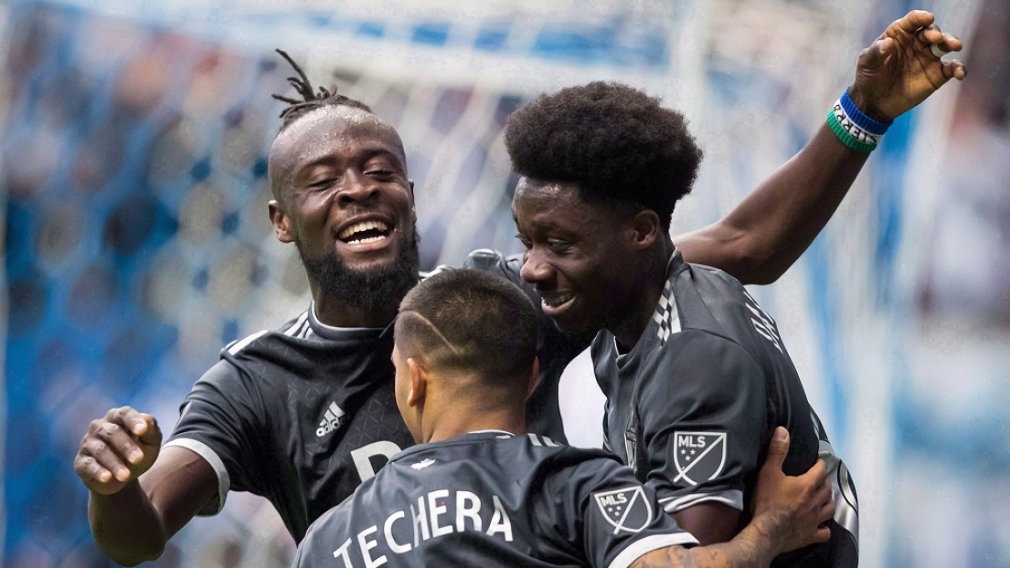 Kei Kamara, Cristian techera et Alphonso Davies