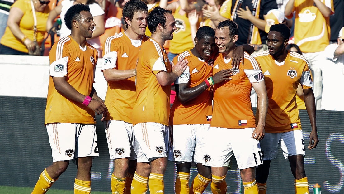 Les joueurs du Dynamo de Houston 