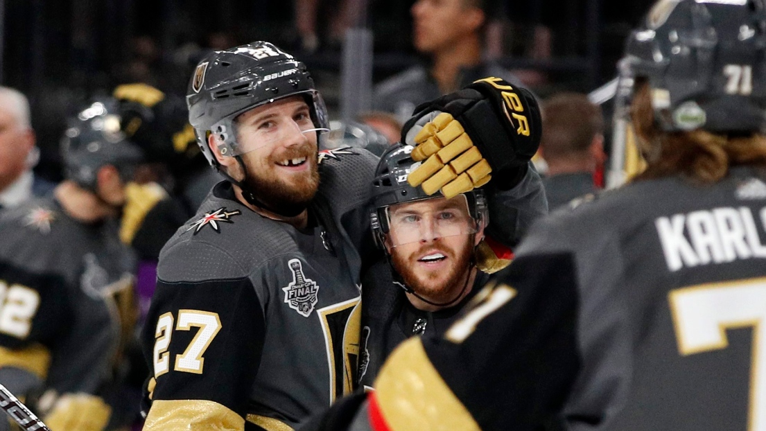 Shea Theodore et Jonathan Marchessault