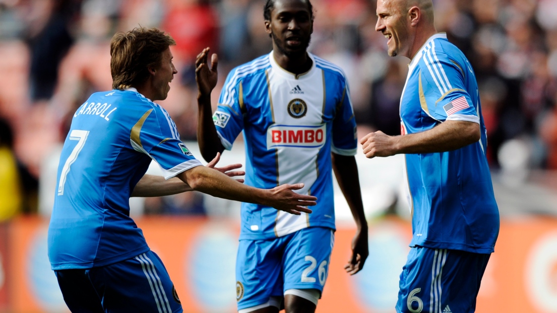 Brian Carroll, Keon Daniel et Conor Casey