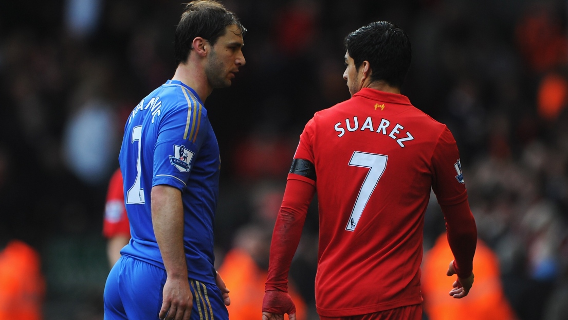 Branislav Ivanovic et Luis Suarez