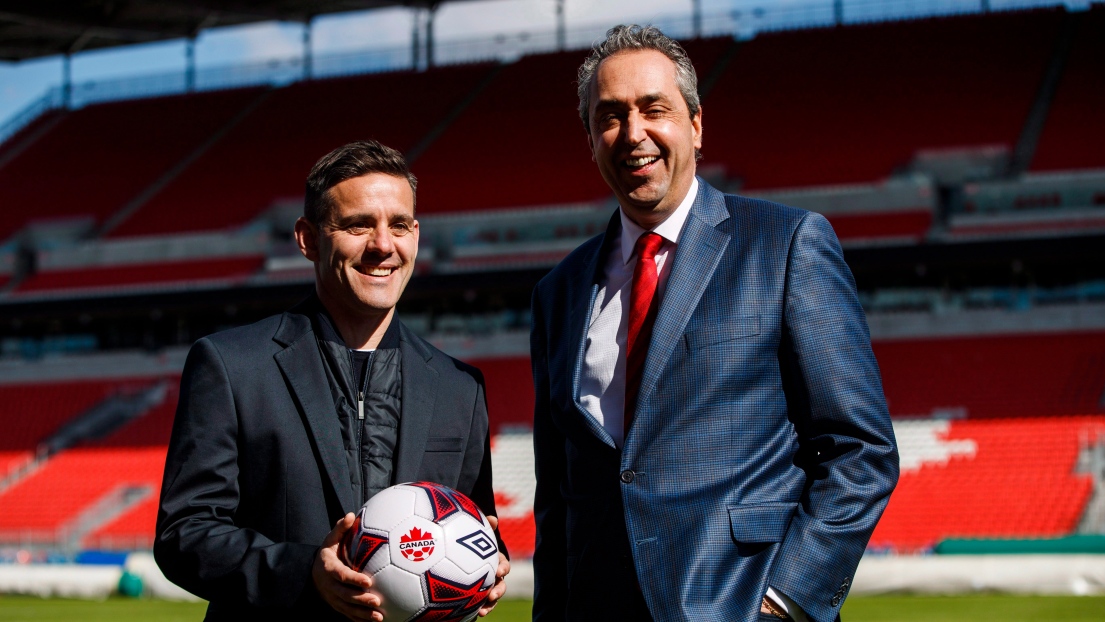 John Herdman et Peter Montopoli