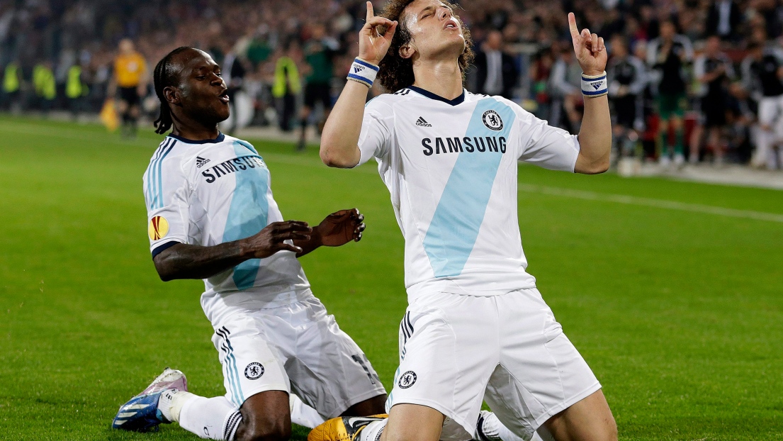 Victor Moses et David Luiz