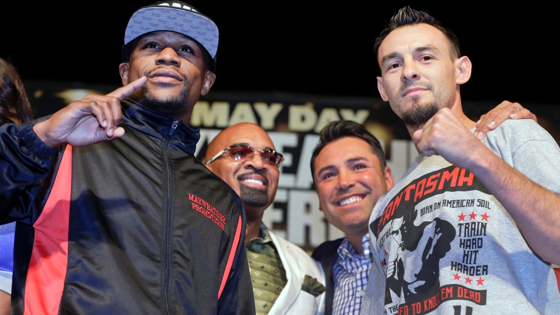 Floyf Mayweather fils et Robert Guerrero