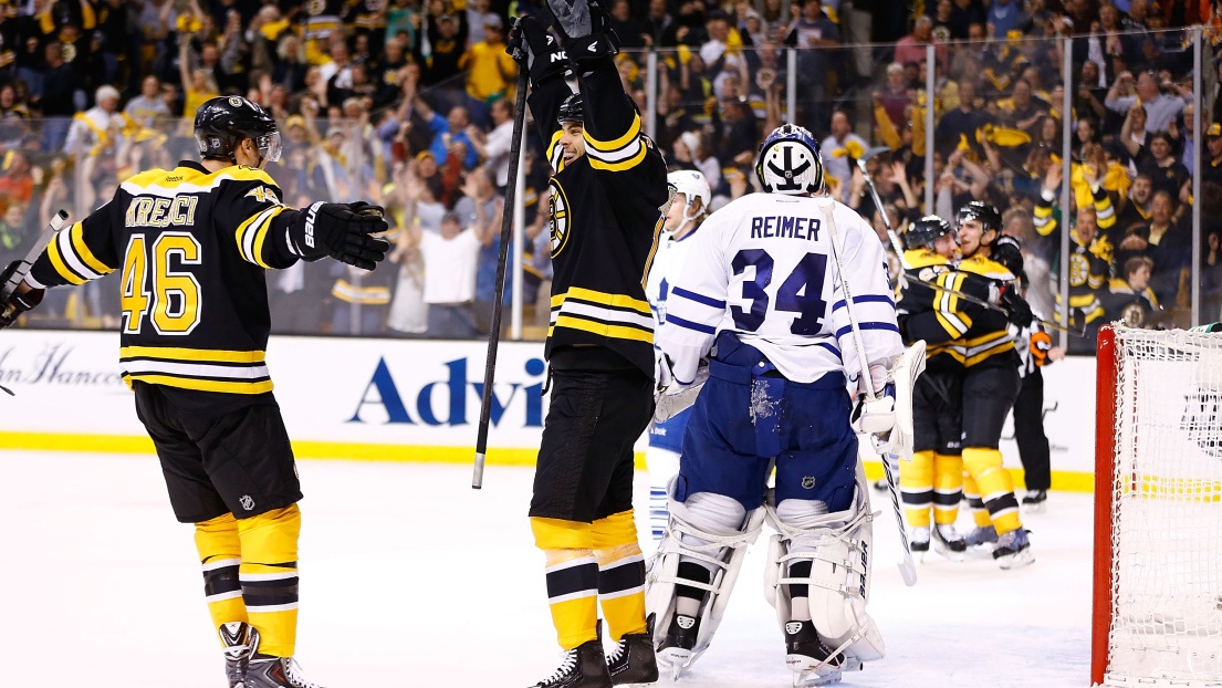 David Krejci et Nathan Horton