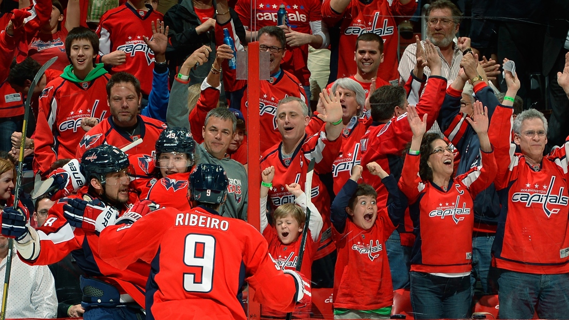 Alex Ovechkin, Mike Ribeiro et Nicklas Backstrom