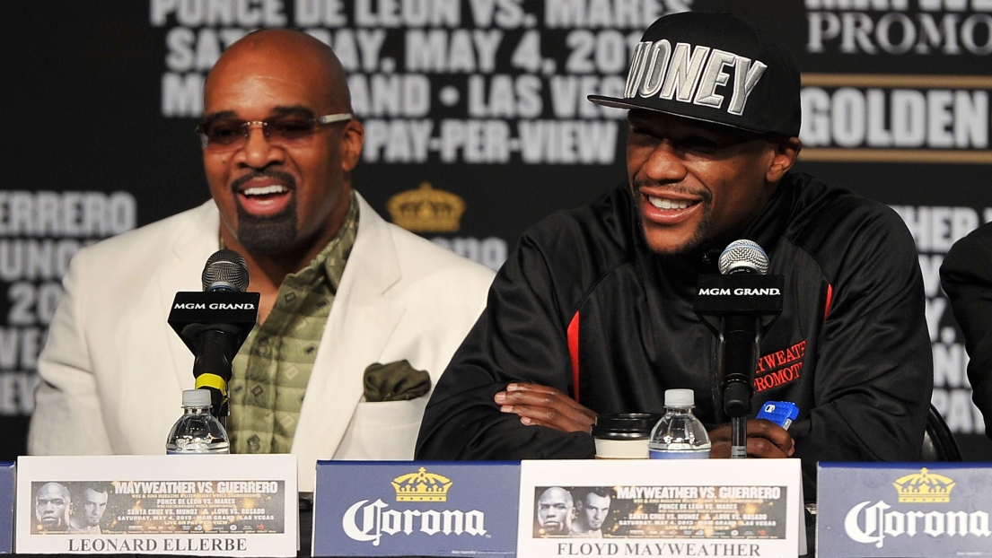 Leonard Ellerbe et Floyd Mayweather