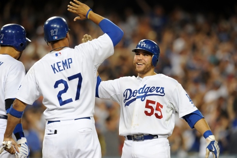 Russell Martin et Matt Kemp