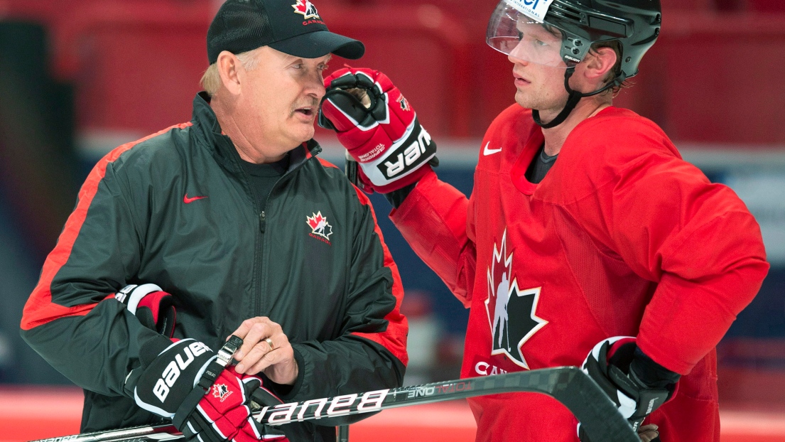 Lindy Ruff et Eric Staal