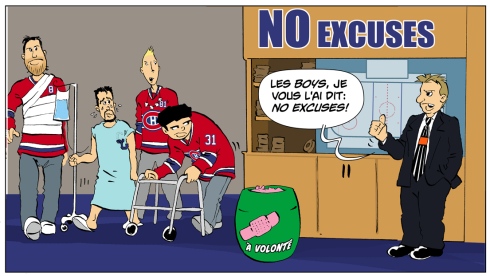 Caricature Canadiens c. Sénateurs match no 5