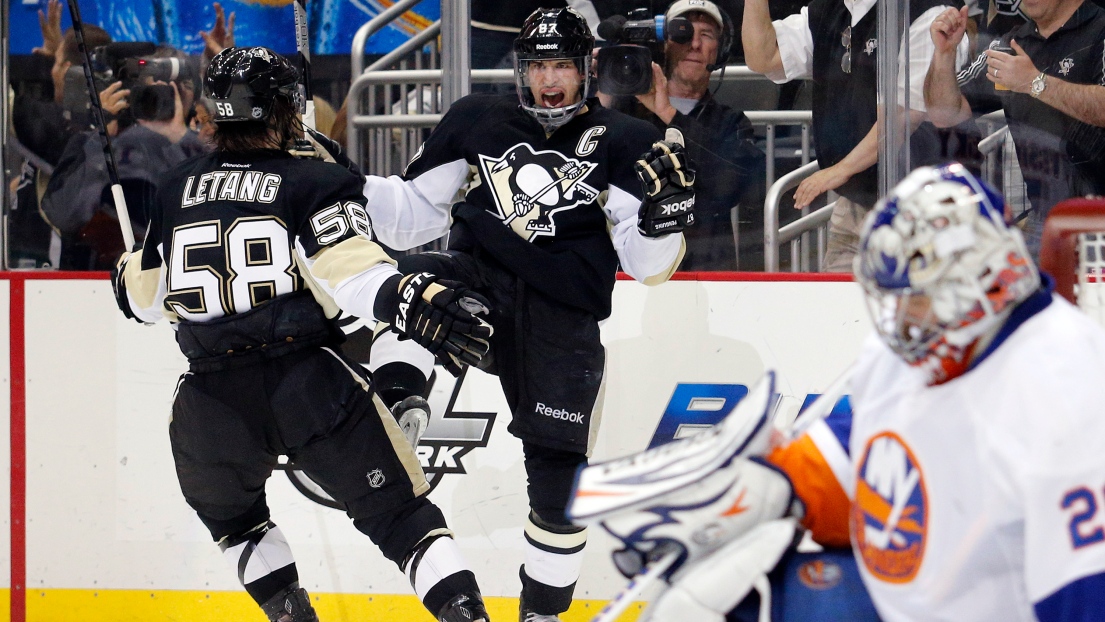 Sidney Crosby et Kristopher Letang