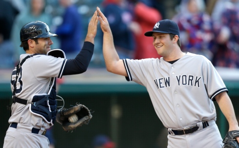 Austin Romine et Adam Warren