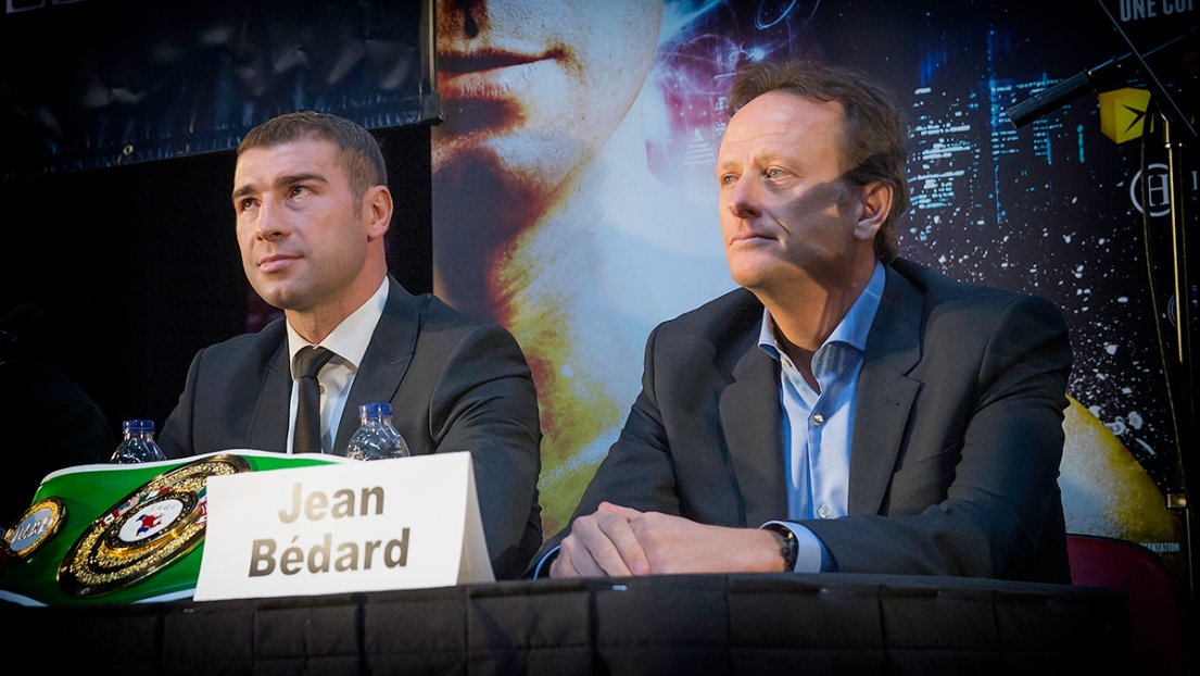 Lucian Bute et Jean Bédard