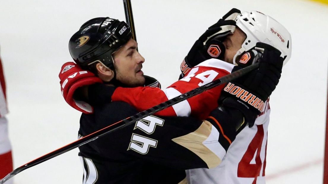 Sheldon Souray et Todd Bertuzzi