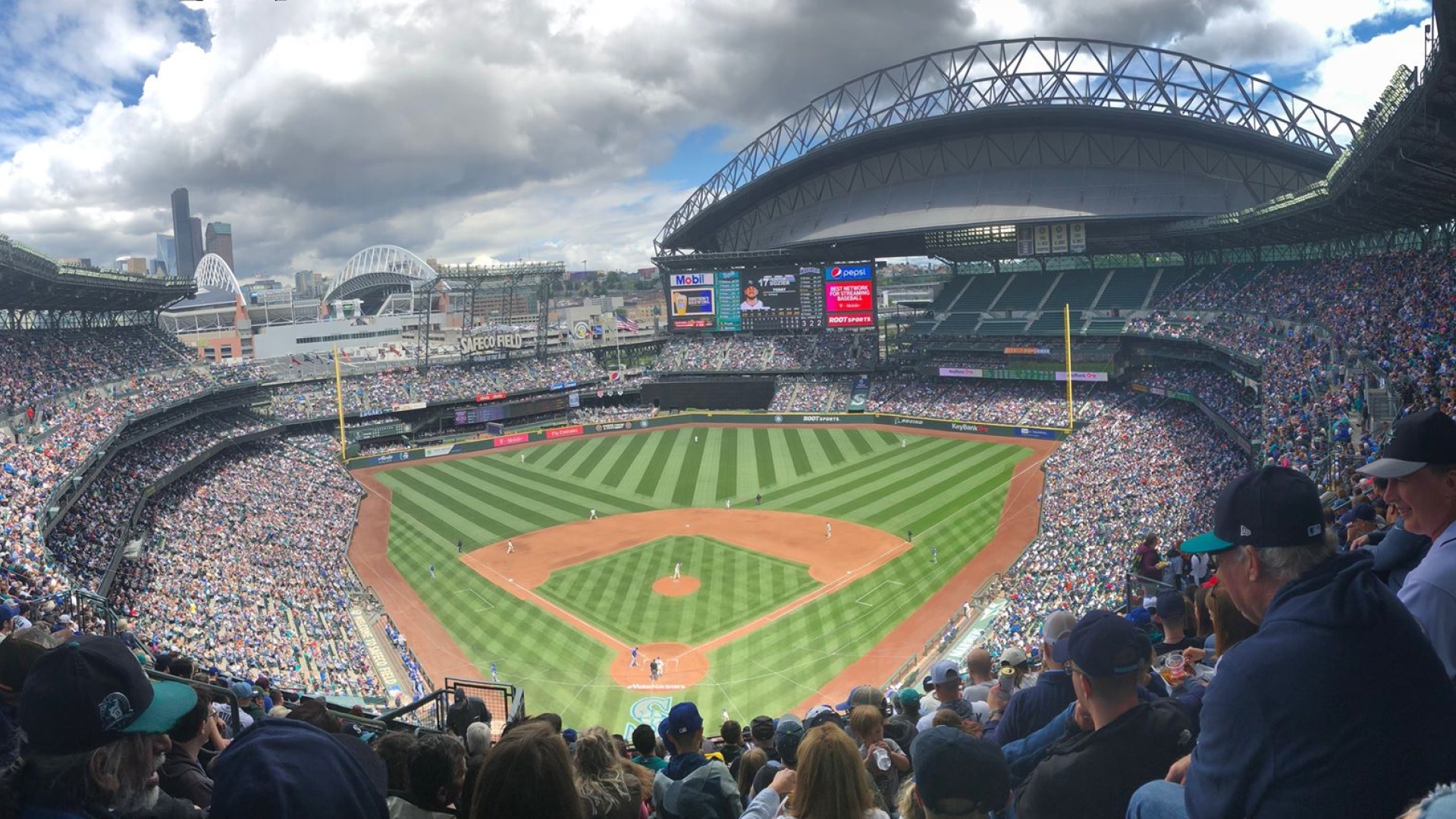 Photo panoramique du stade