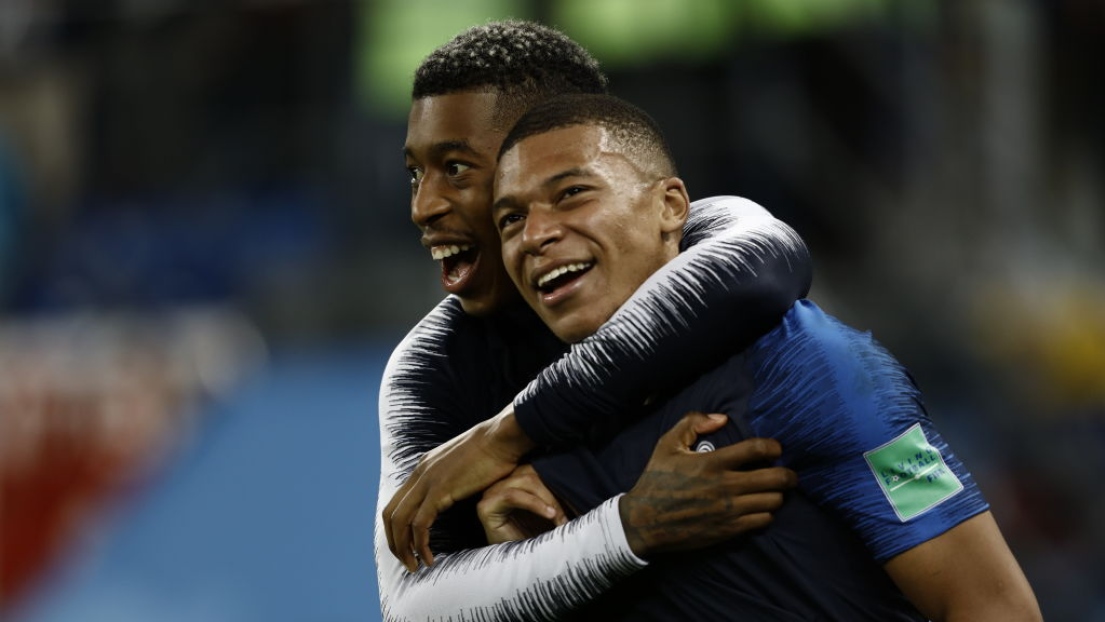 Presnel Kimpembe et Kylian Mbappé