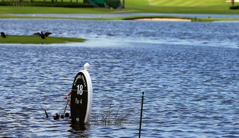 Golf Bahamas innondé