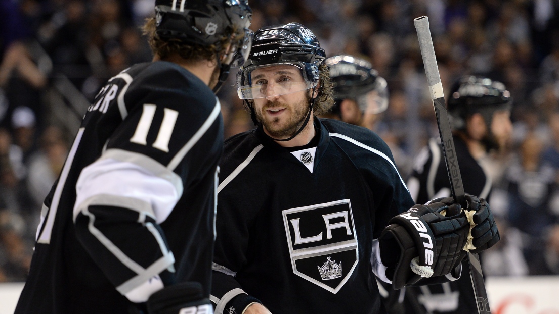 Anze Kopitar et Mike Richards