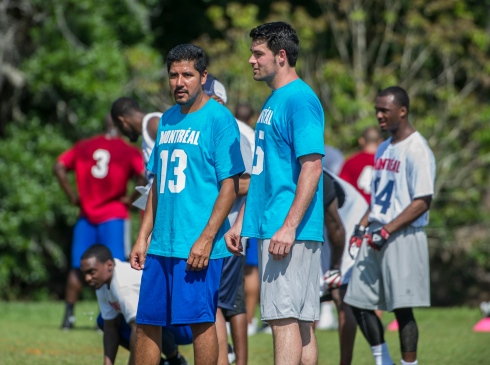 Anthony Calvillo et Quinton Porter