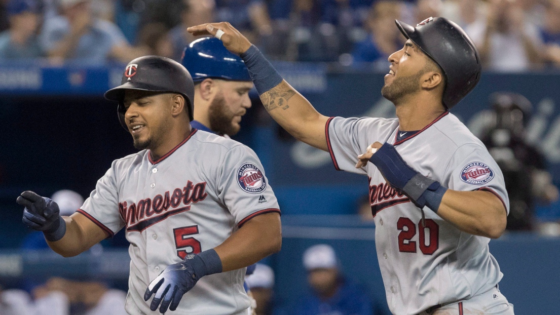 Eduardo Escobar et Eddie Rosario