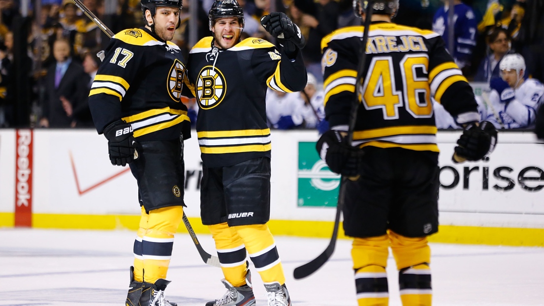 Milan Lucic et Matt Bartkowski