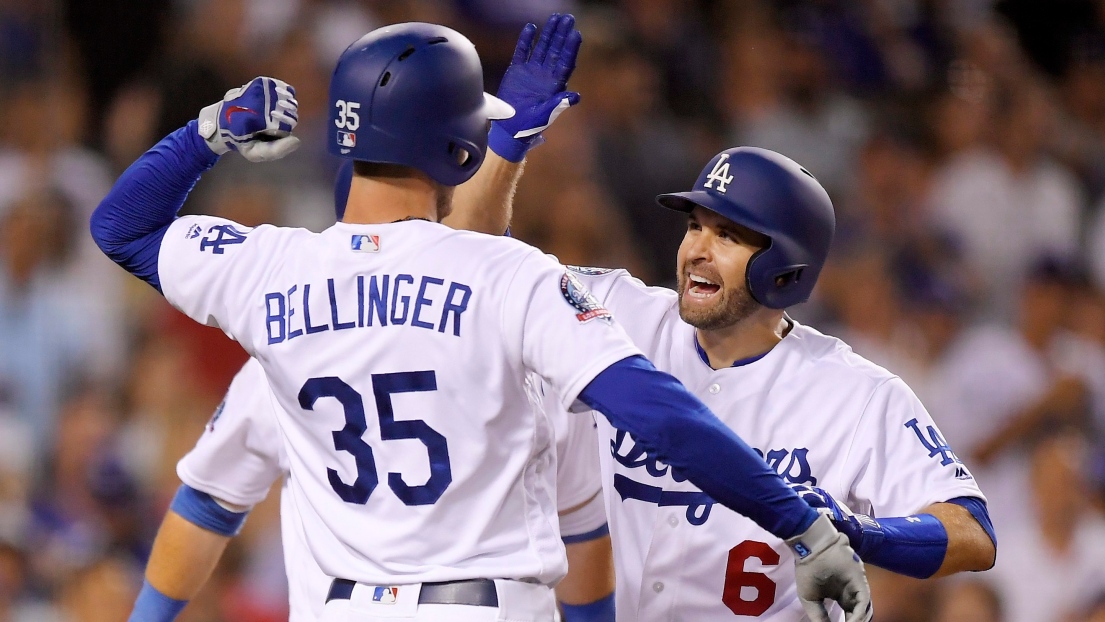 Cody Bellinger et Brian Dozier