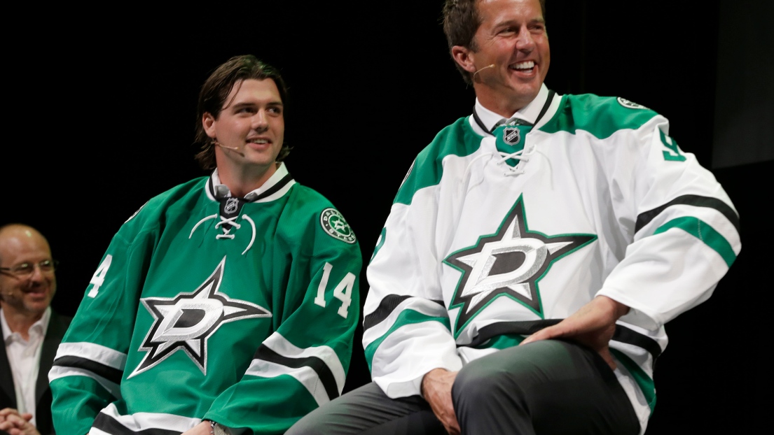 Jamie Benn et Mike Modano