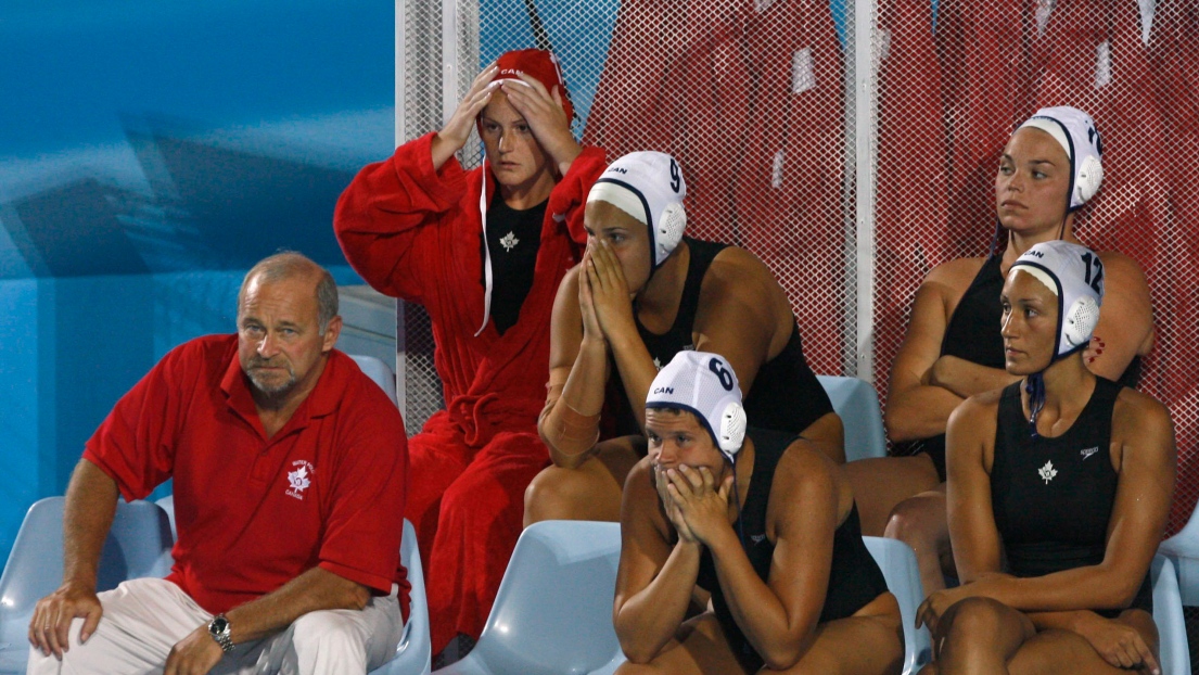 L'équipe canadienne de water-polo