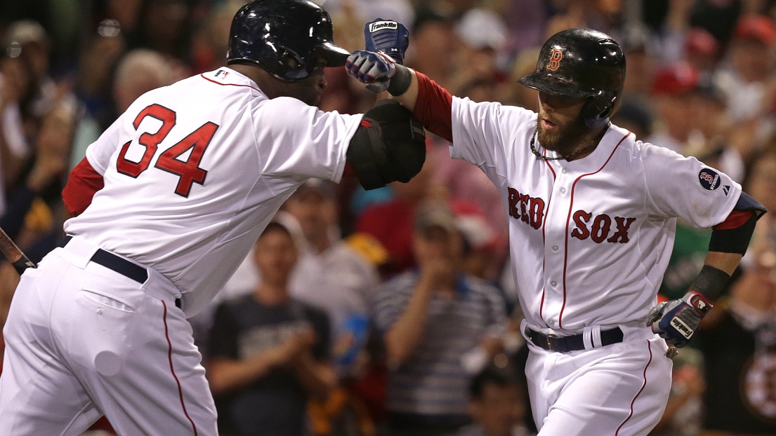 David Ortiz et Dustin Pedroia