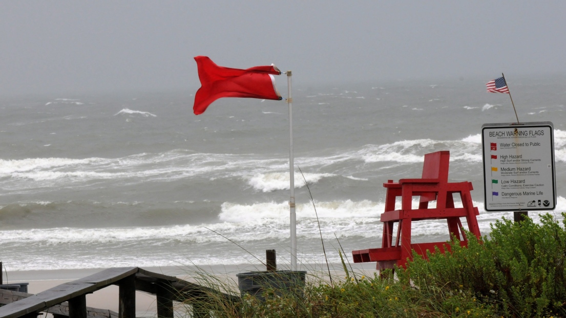 La tempête tropicale Andrea