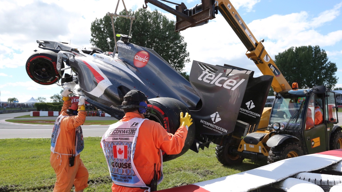 La voiture d'Esteban Gutierrez