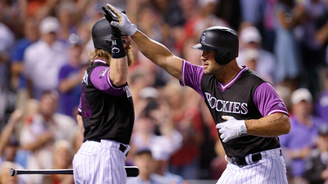 Charlie Blackmon et Matt Holliday