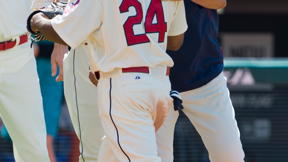 Michael Bourn et Terry Francona