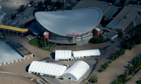 Saddledome inondations