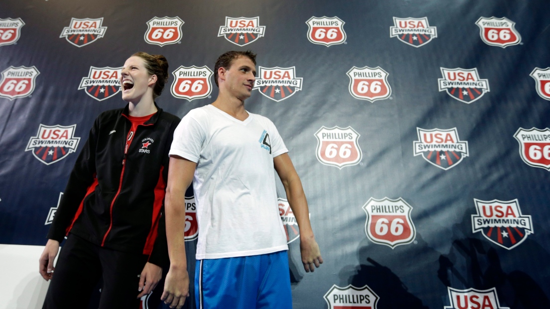 Missy Franklin et Ryan Lochte