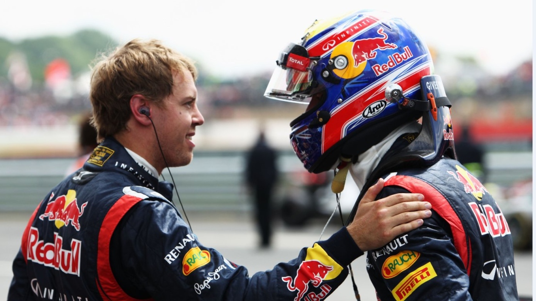 Sebastian Vettel et Mark Webber