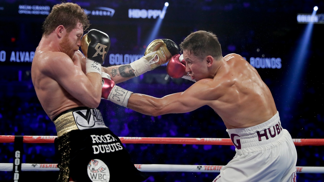Saul Alvarez et Gennady Golovkin