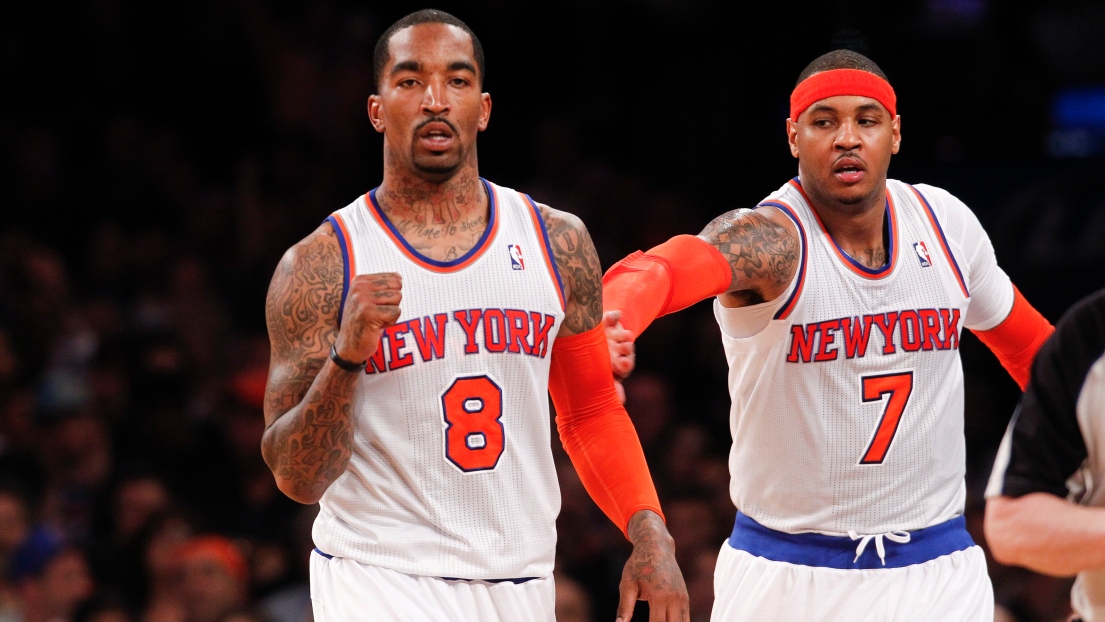 J.R. Smith et Carmelo Anthony