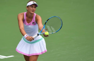 Irina-Camelia Begu chute d'entrée à Tashkent
